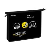 Папка для тетрадей 1 отделение, А5 Berlingo "I'm really a nice guy", 240*205*40мм, пластик, на молнии