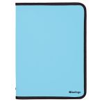 Папка на молнии Berlingo "Instinct" А4, 500мкм, аквамарин