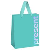 Пакет подарочный 11*14*6,5см MESHU "Bright present", фольга, матовая ламинация Пакет подарочный 11*14*6,5см MESHU "Bright present", фольга, матовая ламинация