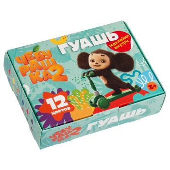 Гуашь с наклейками Мульти-Пульти 