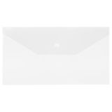 Папка-конверт на кнопке СТАММ С6, 150мкм, пластик, прозрачная