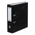 Папка-регистратор OfficeSpace, 80мм, мрамор, черная Папка-регистратор OfficeSpace, 80мм, мрамор, черная