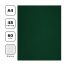 Тетрадь 48л., А4 клетка BG, бумвинил, зеленый