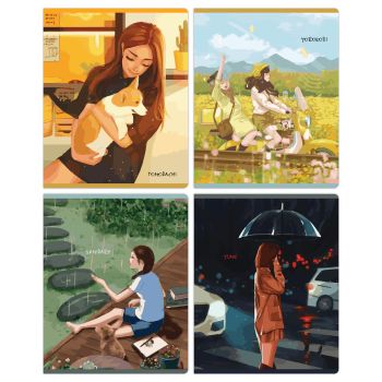 Тетрадь 48л., А5, клетка Greenwich Line 