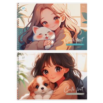 Альбом для рисования 40л., А4, на гребне BG 