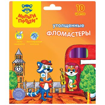Фломастеры Мульти-Пульти Фломастеры Мульти-Пульти