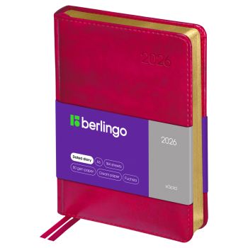 Ежедневник датированный 2026г., А6, 184л., кожзам, Berlingo Ежедневник датированный 2026г., А6, 184л., кожзам, Berlingo