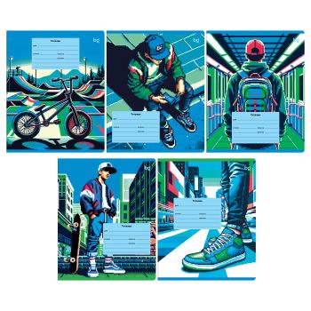 Тетрадь 12л., клетка BG 