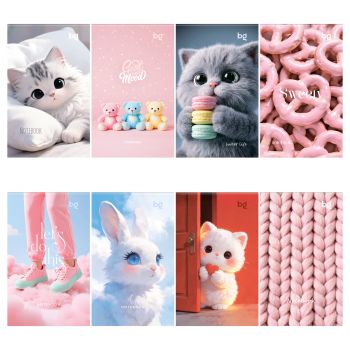 Блокнот А7 48л. на склейке BG 