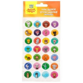 Наклейки гелевые Мульти-Пульти 