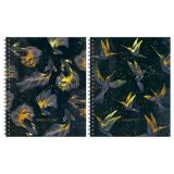 Тетрадь 120л., А5, клетка на гребне BG "Волшебный поток", глянцевая ламинация, тиснение фольгой, твердая обложка