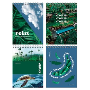 Блокнот А5 80л. на гребне BG 