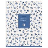 Дневник 1-11 кл. 40л. (твердый) BG "Blue flowers", матовая ламинация, тиснение фольгой