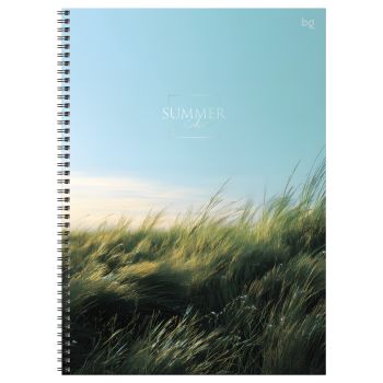 Тетрадь 160л., А4 клетка на гребне BG 