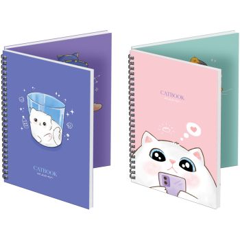 Тетрадь 80л., А5, клетка на гребне MESHU 