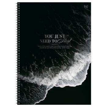 Тетрадь 160л., А4 клетка на гребне BG 