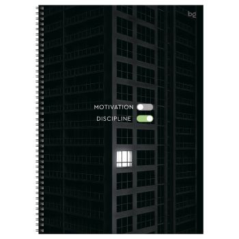 Тетрадь 160л., А4 клетка на гребне BG 