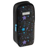 Пенал мягкий 2 отделения, 205*80*55 мм, Berlingo, "Starry night", внутренний органайзер, магнит, полиэстер