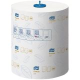 Полотенца бумажные в рулонах Tork "Premium.Soft"(H1), 2-слойные, 100м/рул., мягкие, тиснение, белые