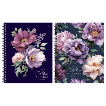 Тетрадь 80л., А5, клетка на гребне BG 