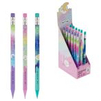 Карандаш механический MESHU "Cat Universe", печать на корпусе, с ластиком, 0,7мм, ассорти