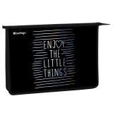 Папка для тетрадей 1 отделение, А4 Berlingo "Enjoy the little things", 340*245*40 мм, пластик, на молнии