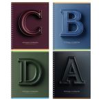 Тетрадь-словарик 48л., А5 для записи иностранных слов на гребне BG "3D буквы", выборочный лак