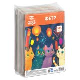 Фетр Мульти-Пульти, А4, 105л., 66цв., 1мм, мягкий