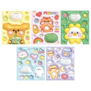 Тетрадь 12л., узкая линия BG 