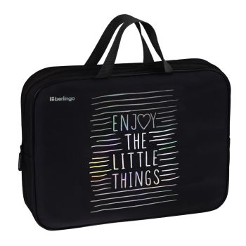 Папка текстильная с ручками 1 отделение, А4 Berlingo 