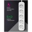 Удлинитель Defender E530, 5 розеток, с заземлением, 3м, белый