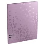 Папка с 20 вкладышами Berlingo "Metallic" А4, 17мм, 1000мкм, сиреневый металлик, с внутр. карманом