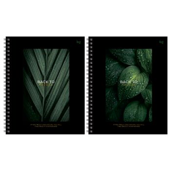 Тетрадь 96л., А5, клетка на гребне BG 