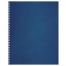 Тетрадь 96л., А4, клетка на гребне BG, бумвинил, синий