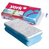 Губка для посуды York, санитарная, поролон с абразивным слоем, 13,5*7*4,3см, 1шт. Губка для посуды York, санитарная, поролон с абразивным слоем, 13,5*7*4,3см, 1шт.