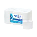 Бумага туалетная Focus Point, 2 слойн, 120м/рул., ЦВ, тиснение, белая Бумага туалетная Focus Point, 2 слойн, 120м/рул., ЦВ, тиснение, белая