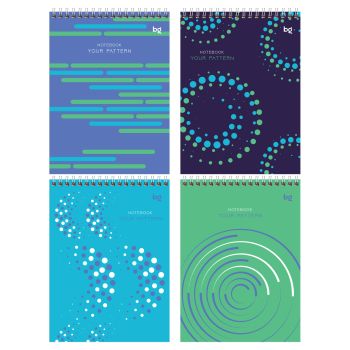 Блокнот А5 40л. на гребне BG 