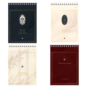 Блокнот А5 80л. на гребне BG 