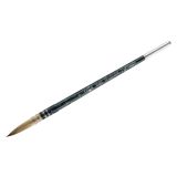 Кисть художественная синтетика Гамма "Модерн", круглая №8, французское крепление, короткая ручка