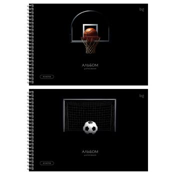 Альбом для рисования 40л., А4, на гребне BG 